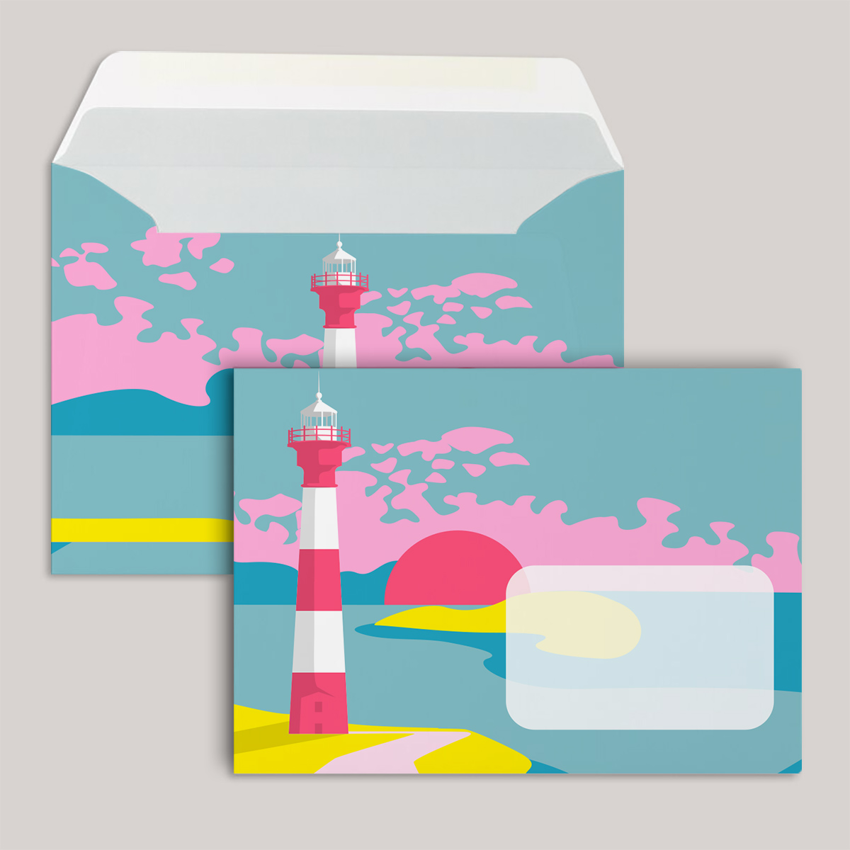Umschlag - neonstyle - Leuchtturm Umschlag - neonstyle - Leuchtturm