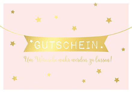 Klappkarte C6 - La Card - Gutscheinleine